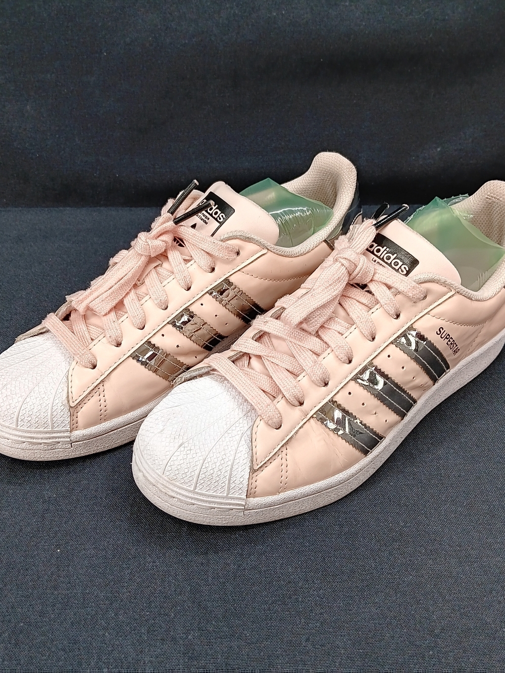 Adidas Womens Superstar FW5014 Pink Casual Shoes Sneakers Size 8